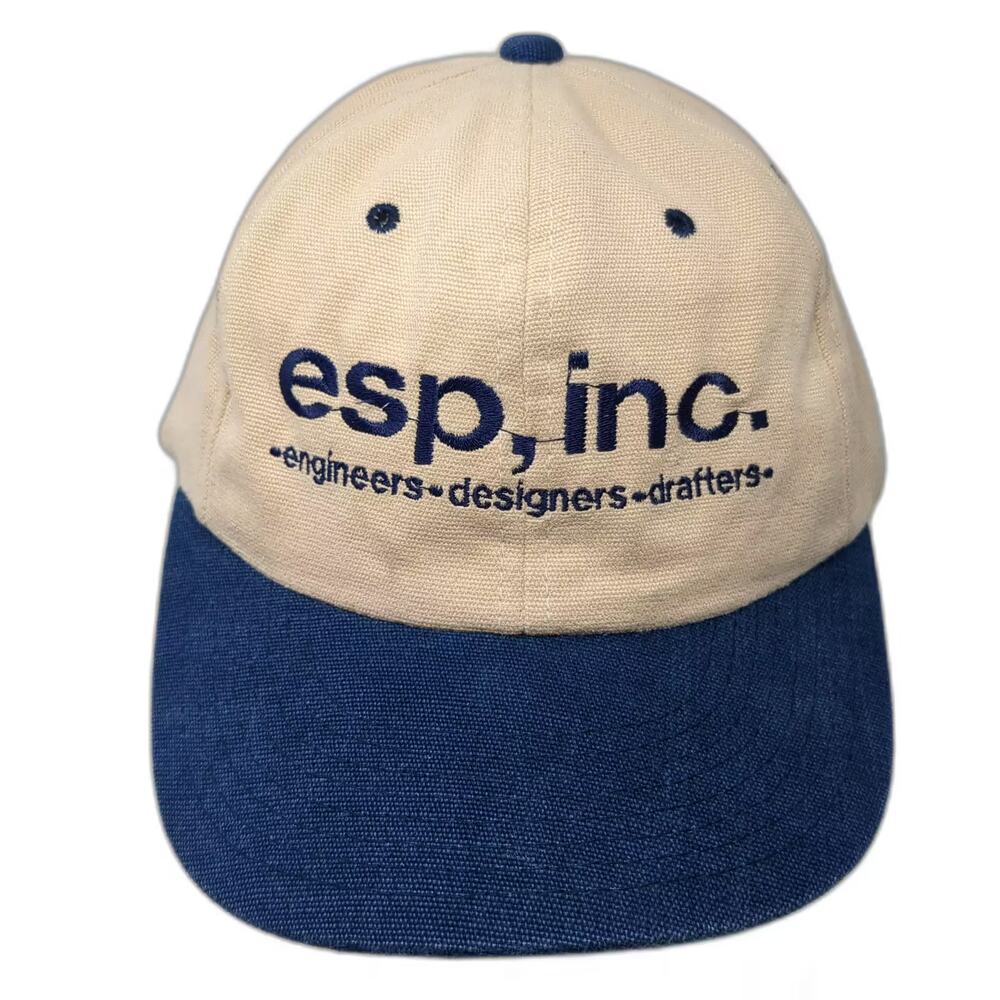 WearGuard Baseball Cap Beige Blue OS Hat esp inc Engineers Designers Drafters